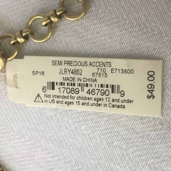 NWT Lucky Brand Reversible Scalloped Collar Style Necklace - Picture 5 of 7